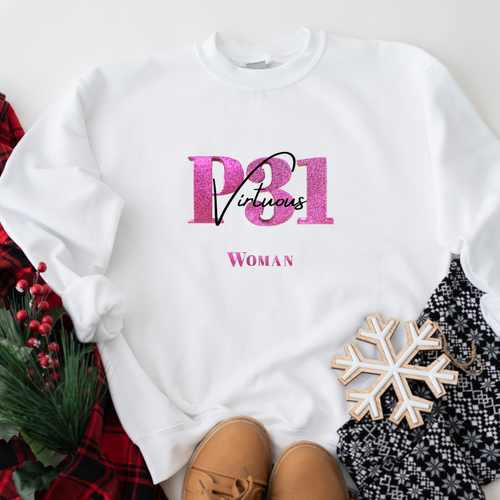 P31  Virtuous Woman | Comfort Color Crewneck | Relaxed  Fit | Sweatshirt