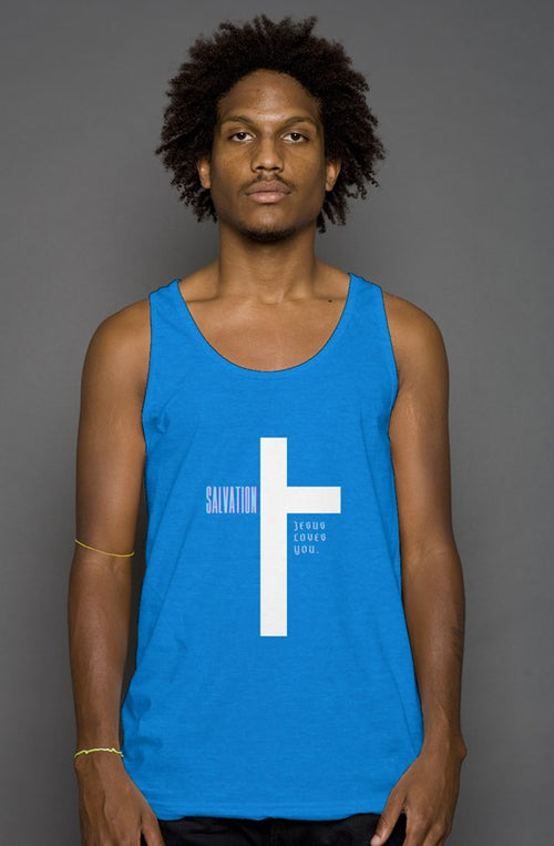 Salvation  Jesus loves You | True Royal | Heather Tank