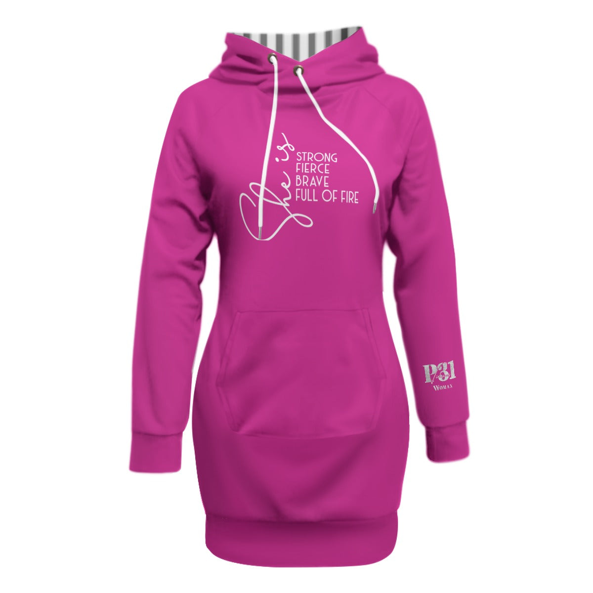 All-Over Print Women's Pullover Hoodie With Raglan Sleeve