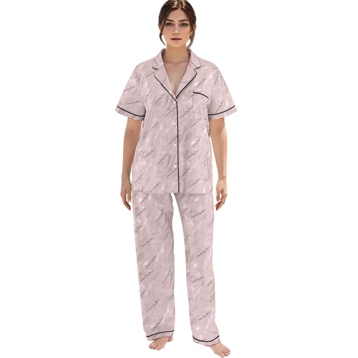 All-over print Women'S Trousers Pajamas Set