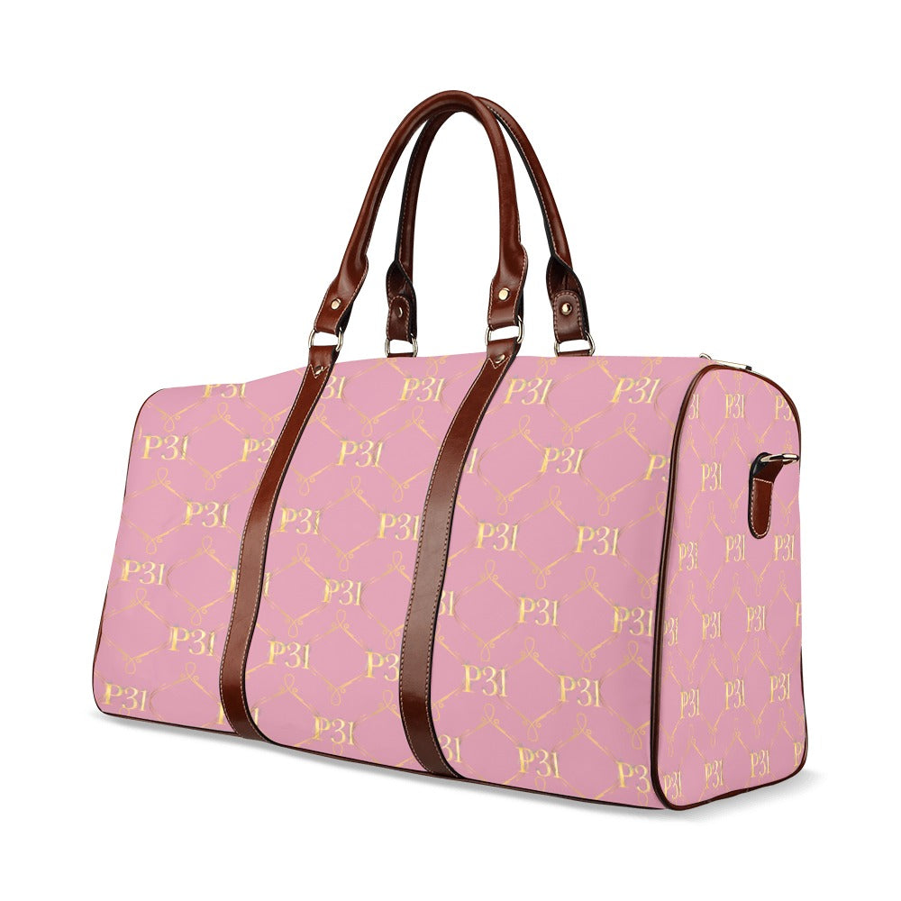 Travel Bag (Brown) (Model 1639)