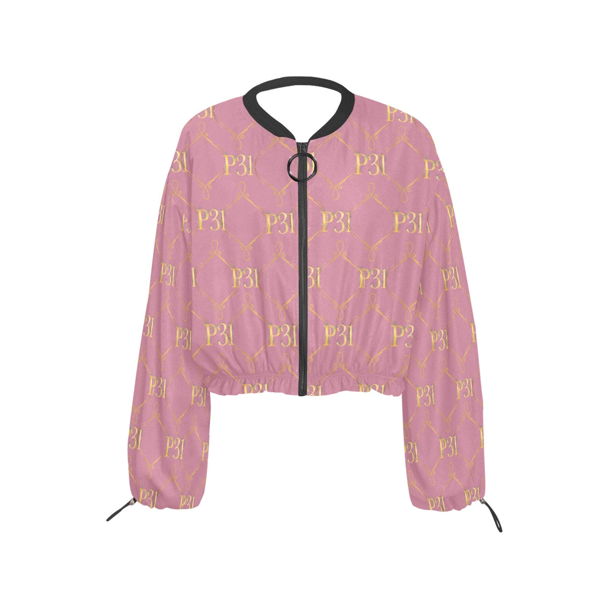 Women's Chiffon Cropped Jacket (Model H30)