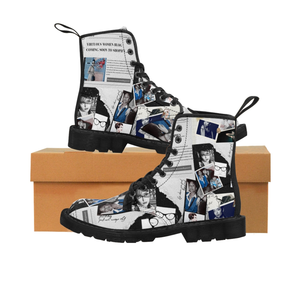 Women's Canvas Boots
